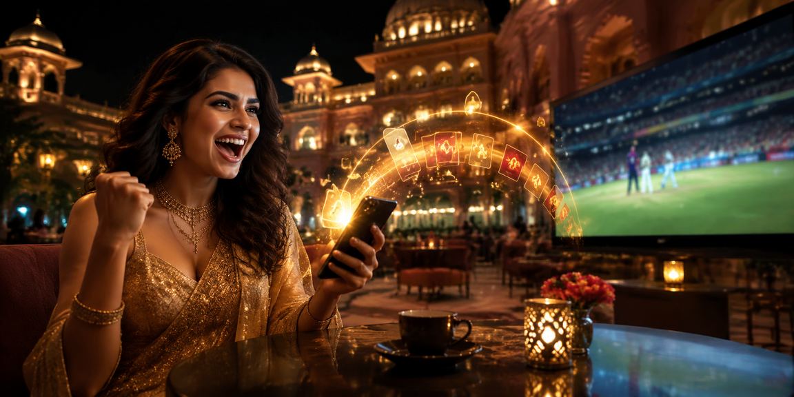 Player enjoying responsible rummy game in India