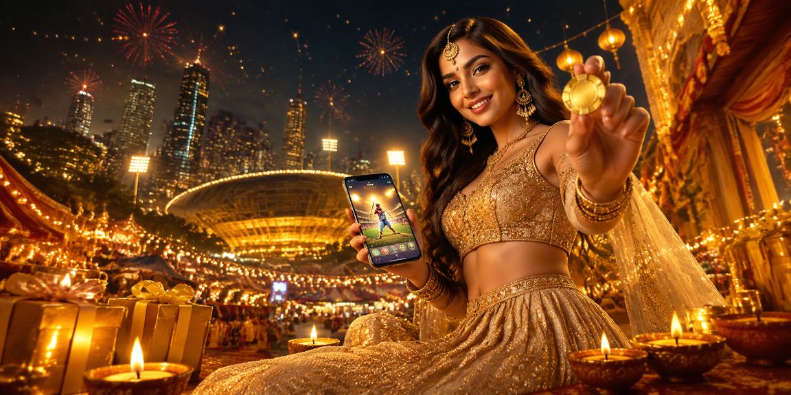 User logging into online betting platform in India